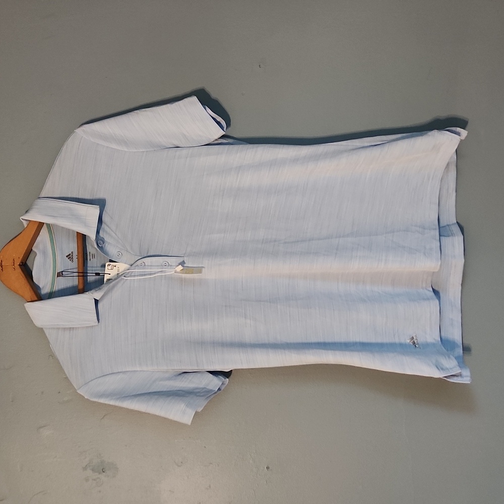 💙 Adidas Ultimate365 Polo Golf Shirt Blue Medium